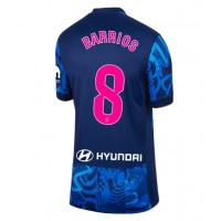 Atletico Madrid Pablo Barrios #8 Fußballbekleidung 3rd trikot Damen 2024-25 Kurzarm